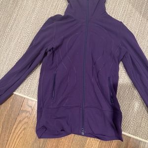 Lulu lemon purple zip up